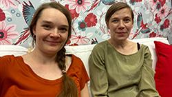 Laura Häkkinen ja Lotta Happonen