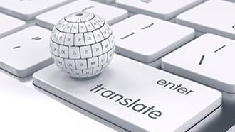 Näppäimistön enter-painikkeessa lukee translate ja päällä on pieni maapallo rubiikinkuutio, josta voi valita kielen.