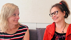 Raisa Haikala ja Marja Ahola