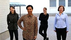 Sanna Nykänen, Shadia Rask, Mercédesz Czimbalmos ja Hülya Yuksel