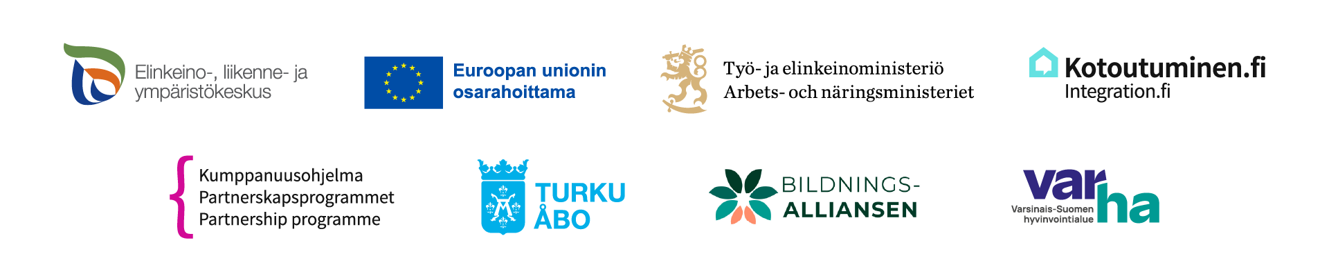 Integration 2024 rahoittajien logot.